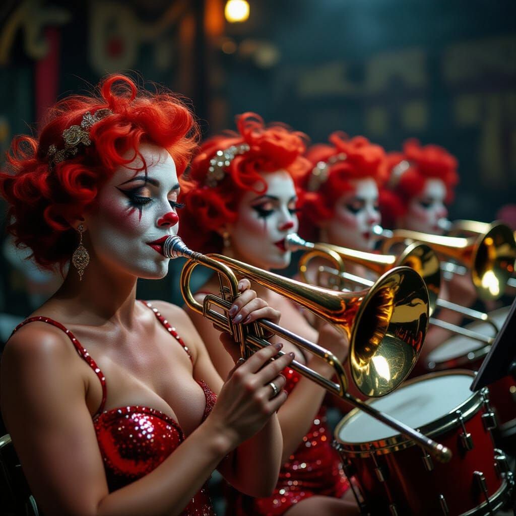 Gritty Circus Band of Redhead Clowns
