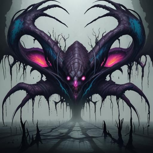 Eldrazi Horror Emerges: Graffiti Splash Art