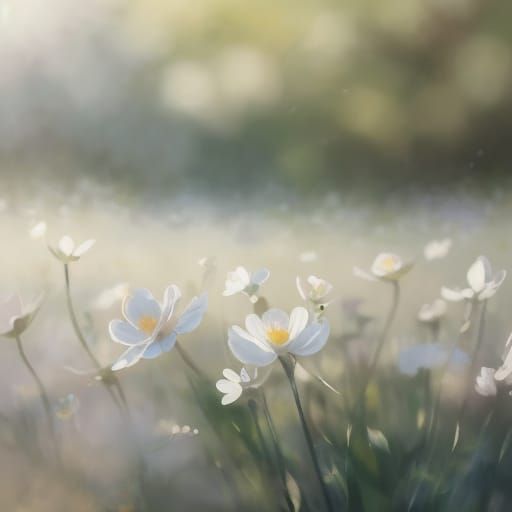 Gentle Breeze in Impressionistic Pastel Colors