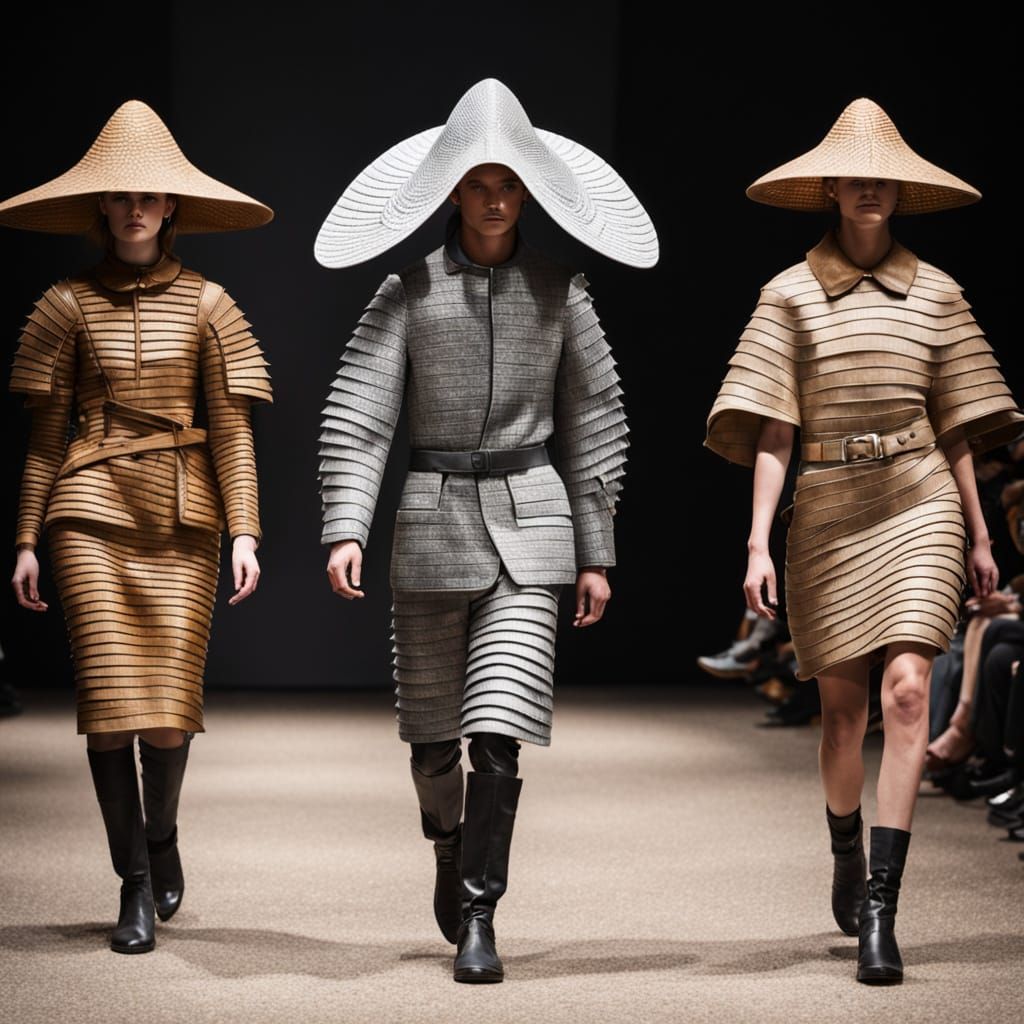 Models Showcase Armadillo-Inspired Fashion on Runway