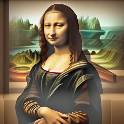 Taylor Swift Reimagined as Mona Lisa in Hyperrealism