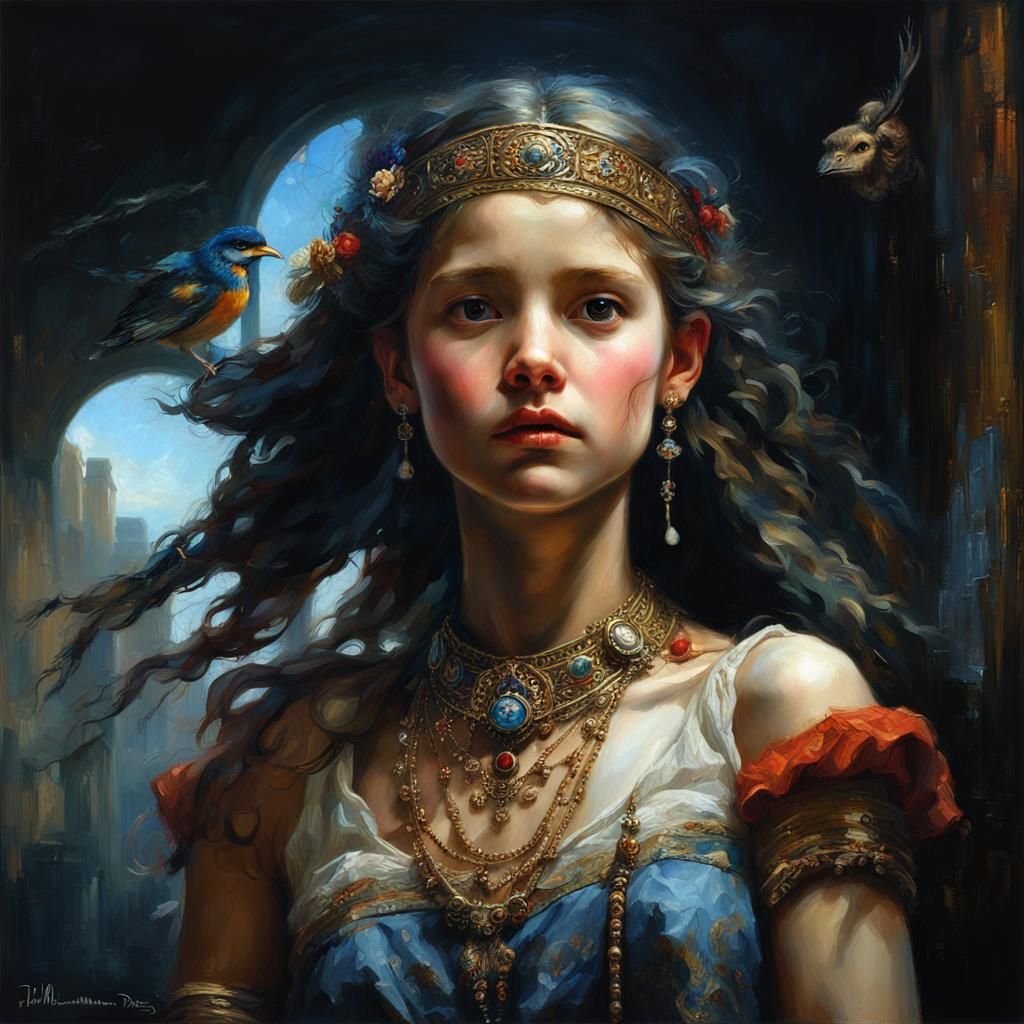 a young Byzantine girl