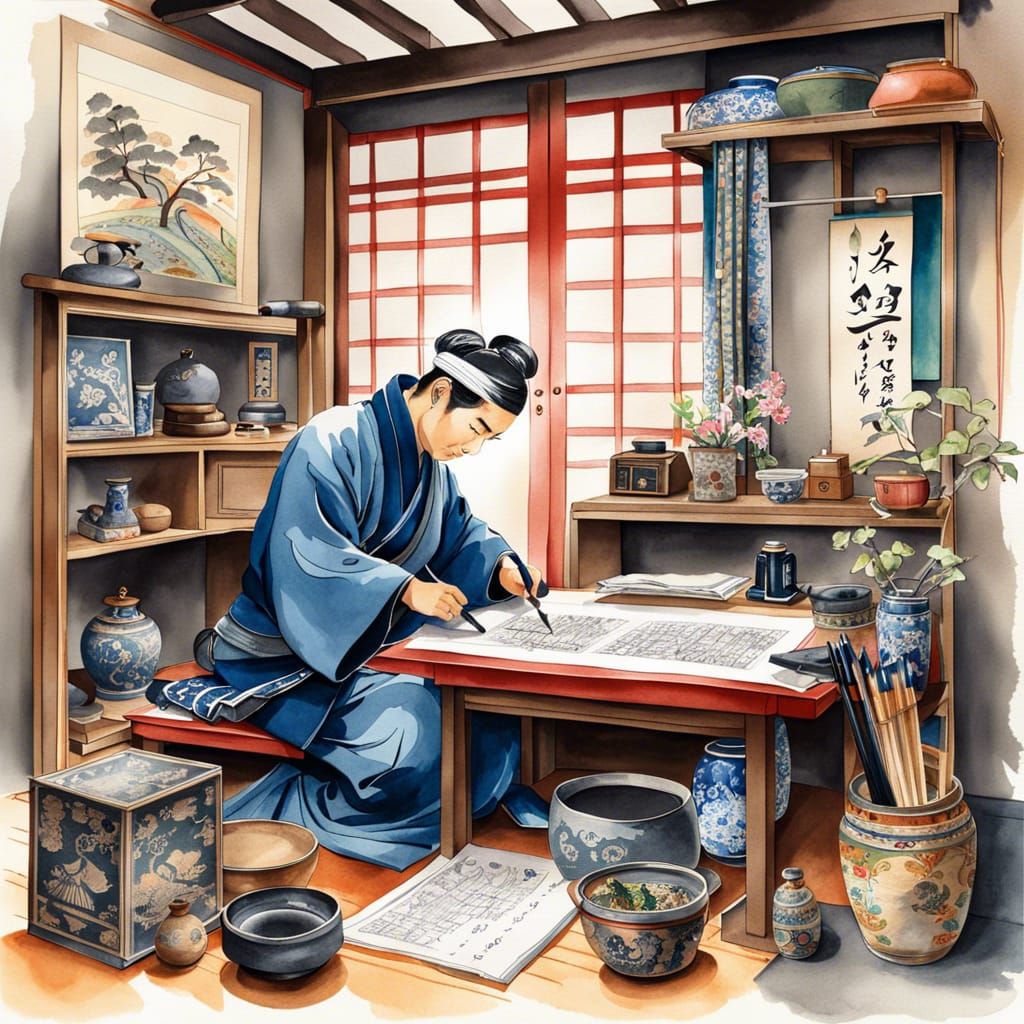 Calligraphy artist