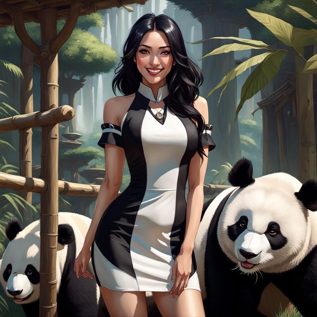 The 2024 Animal print fashion collection - panda