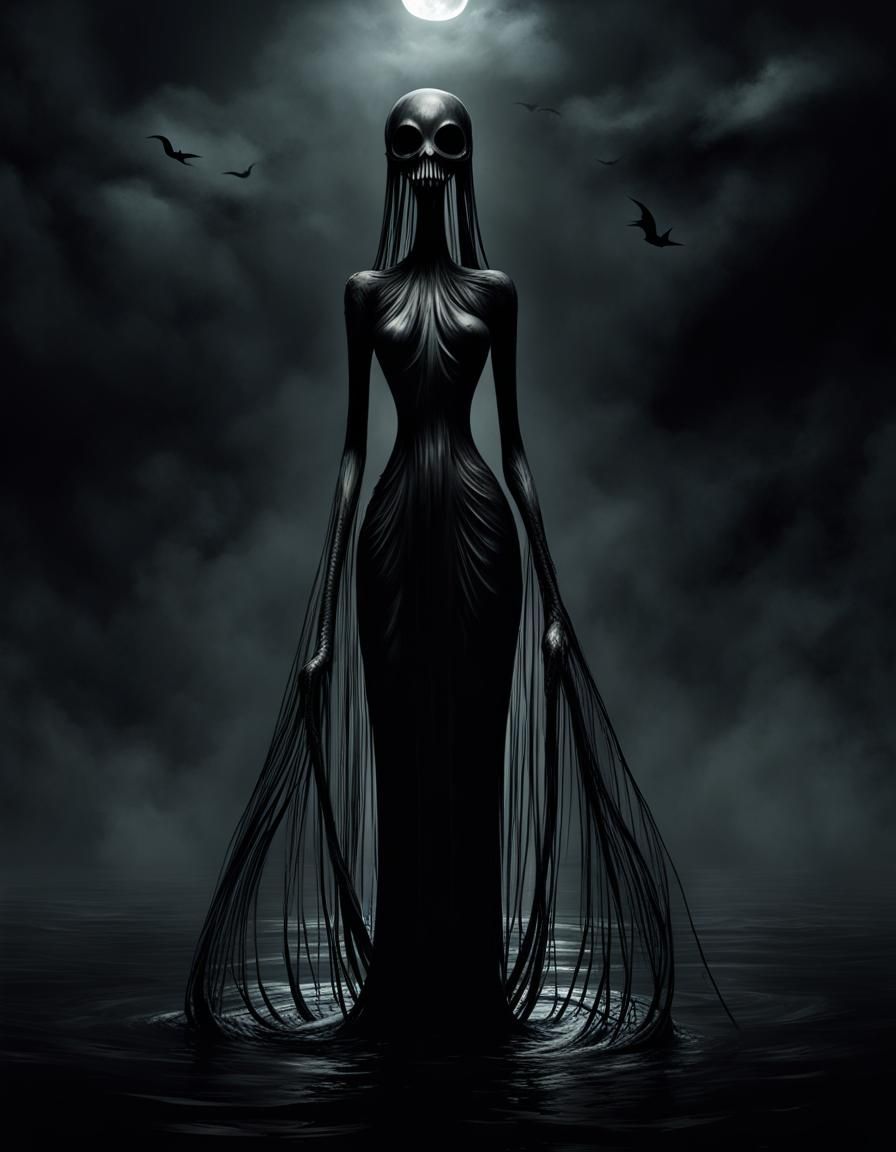 Sirenhead Creepypasta in Gloomy Darkness