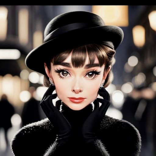 Audrey Hepburn Inspired Glamour in Paris