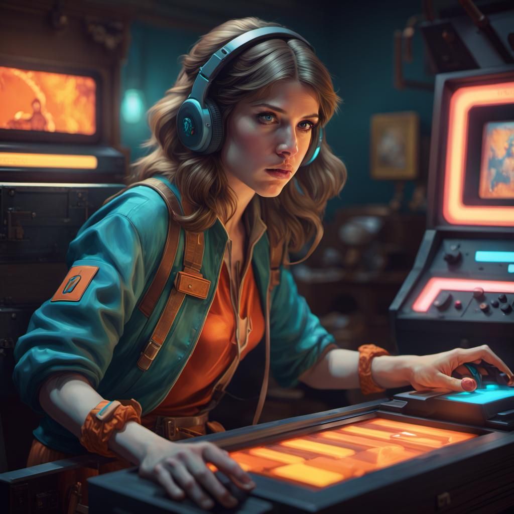 Anna Kendrick Plays Atari: 1980s Concept Art