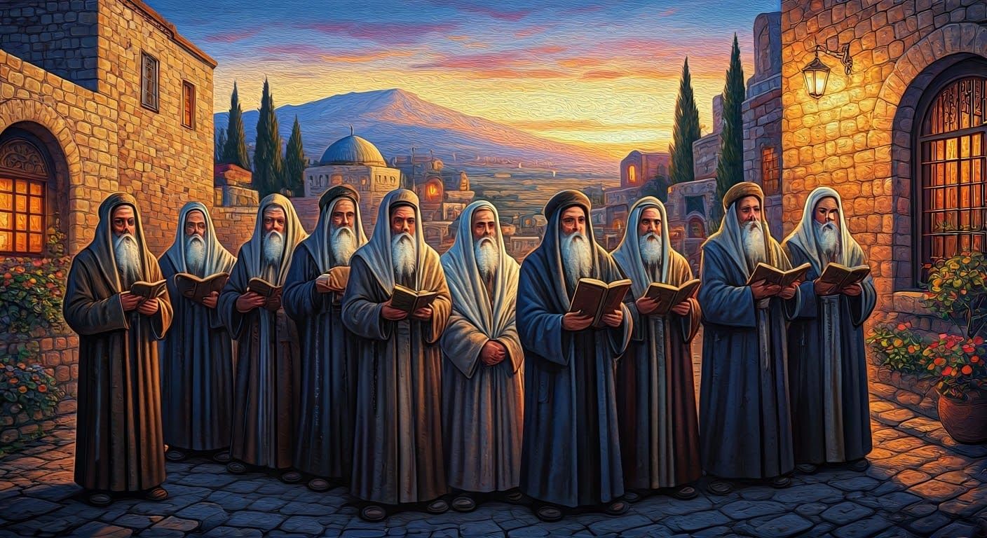 Sages in Harmony, Galilean Sunset