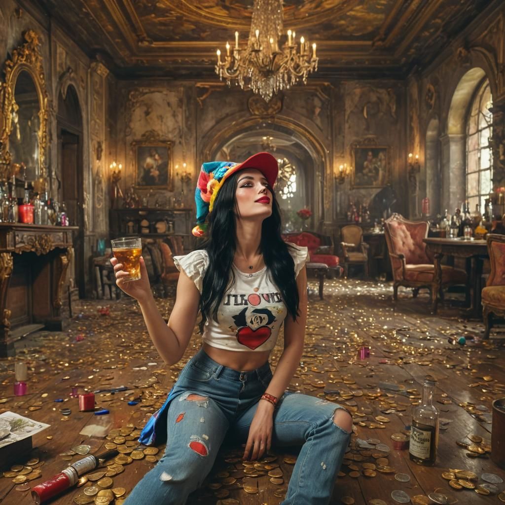 Baroque Fantasy in a Whimsical Castle Party