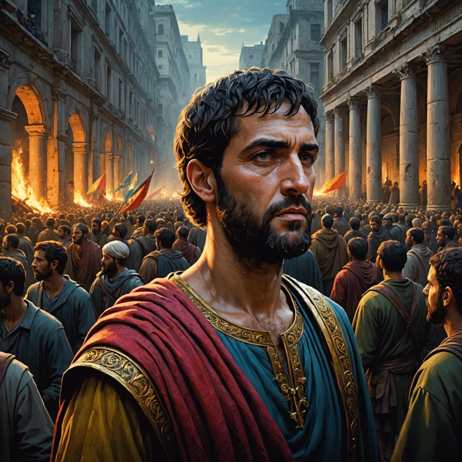 Paul Speaks Until Midnight: Hyperrealistic Digital Art