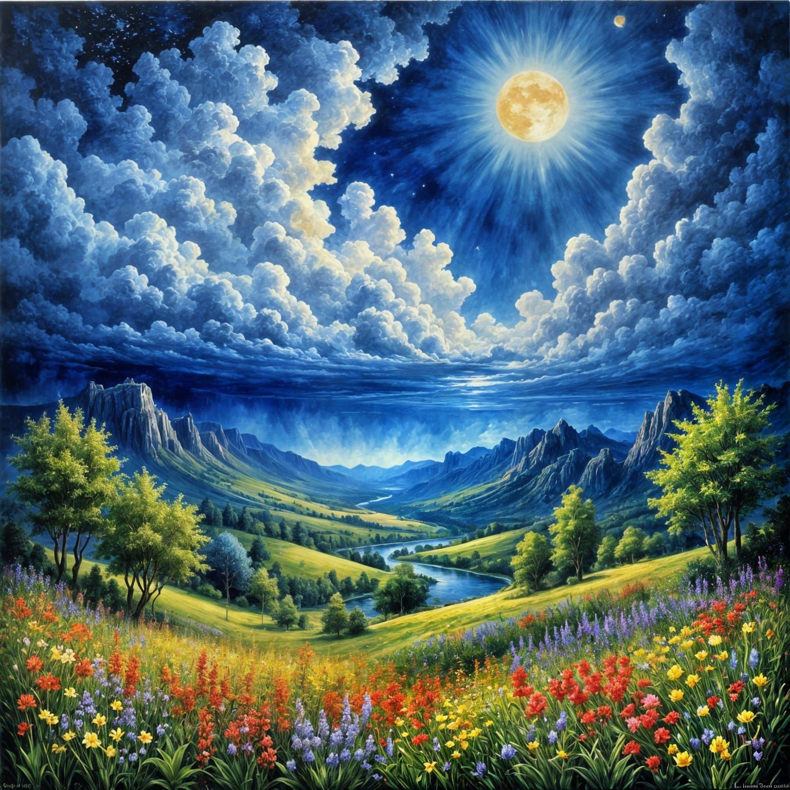 L'Éclat de l'Infini.....
The Radiance of Infinity...