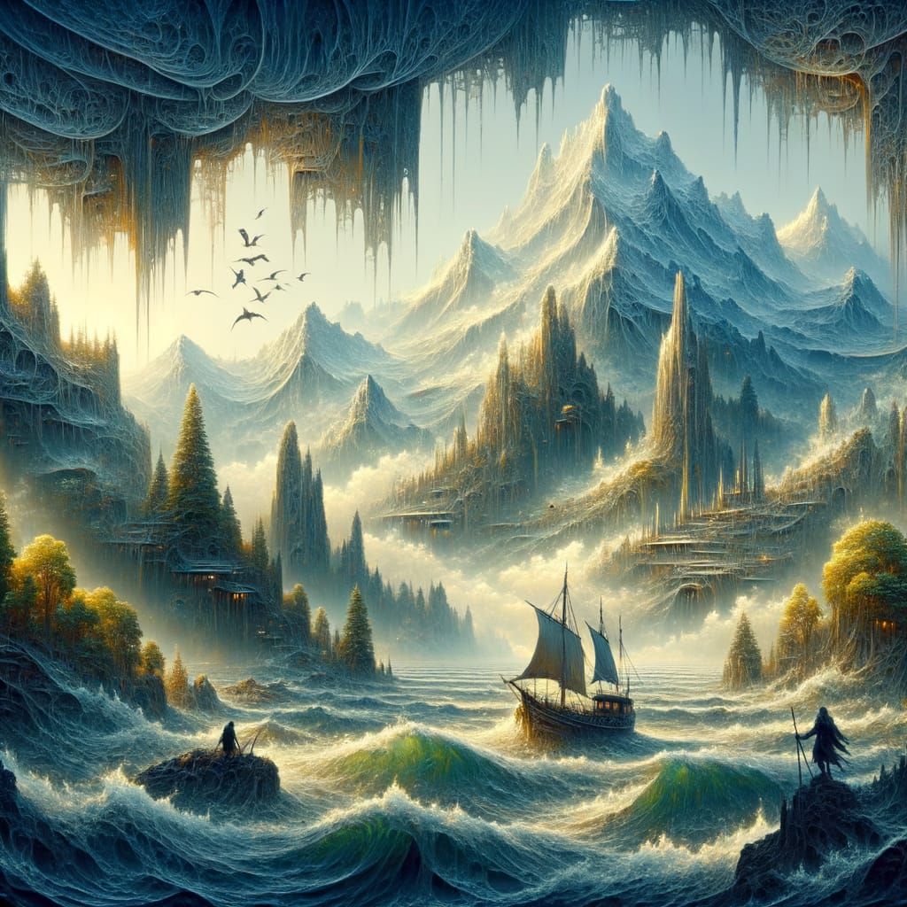 Fantasy Concept Art: Epic Adventure Matte Painting