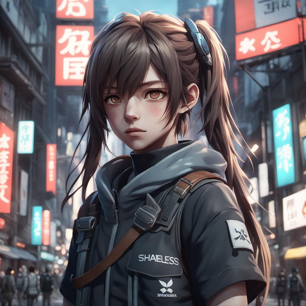 Detailed 3D Anime Art Inspired by WLOP