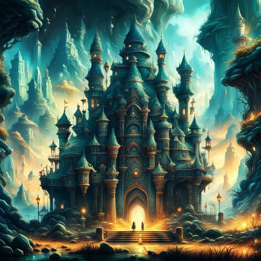 Epic Cinematic Jaded Kingdom Digital Matte Painting