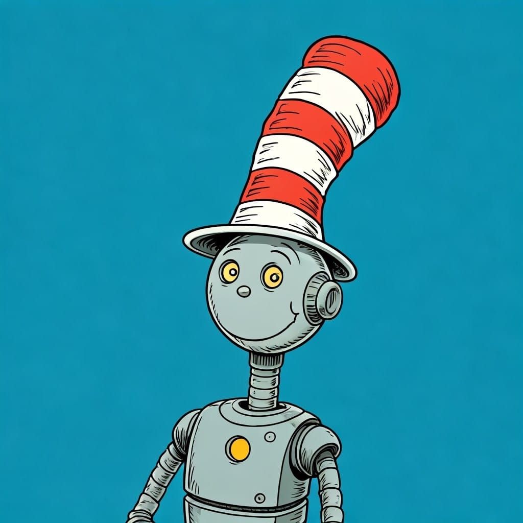 Chatbot in the Hatbot: Dr. Seuss-Style AI Art
