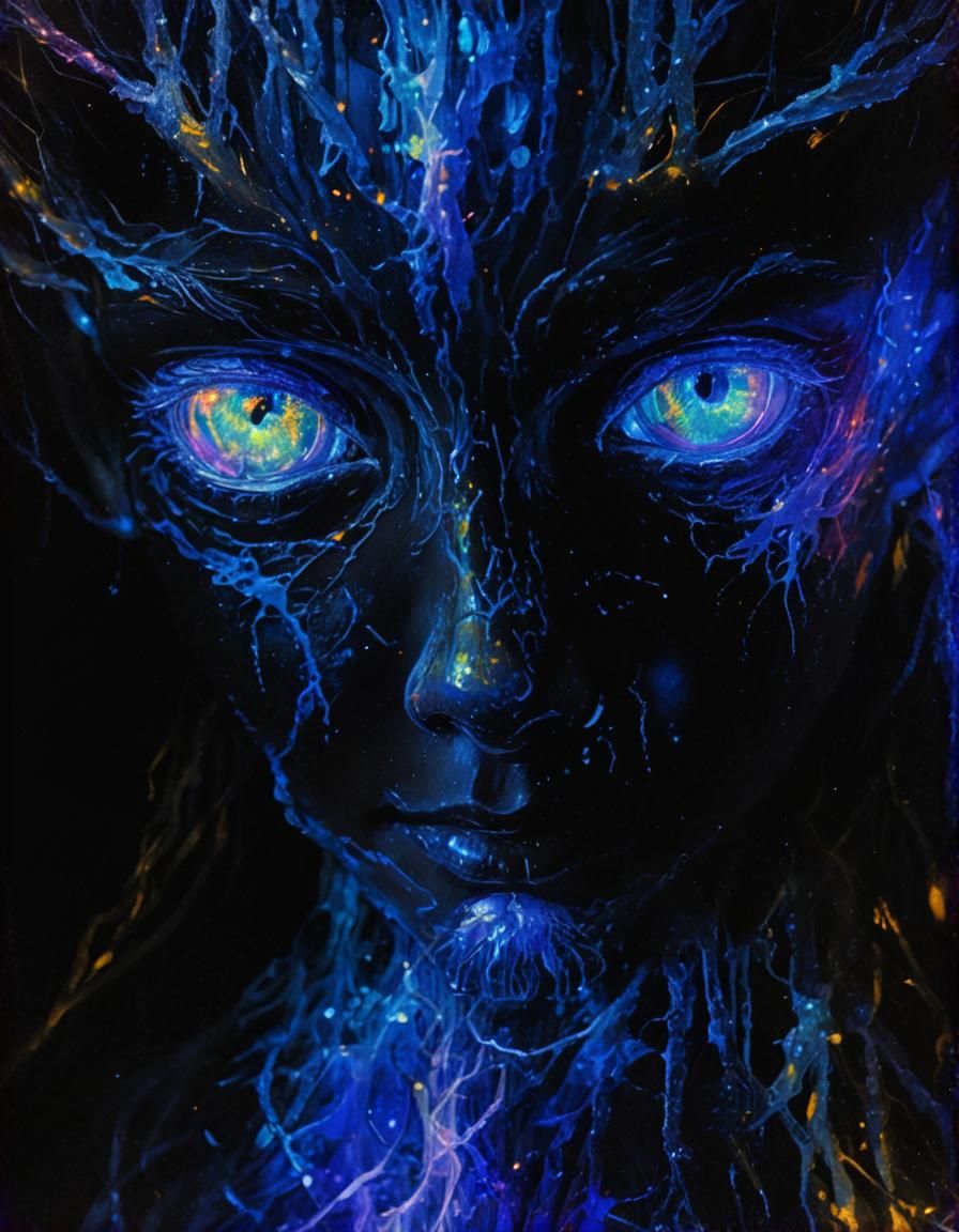 Frost Child Portrait in Vibrant Oil Painting Style