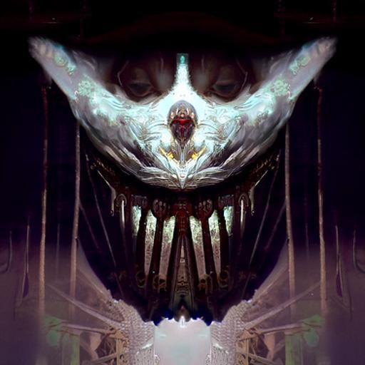 Sinister Consumption in Gothic Horror Style