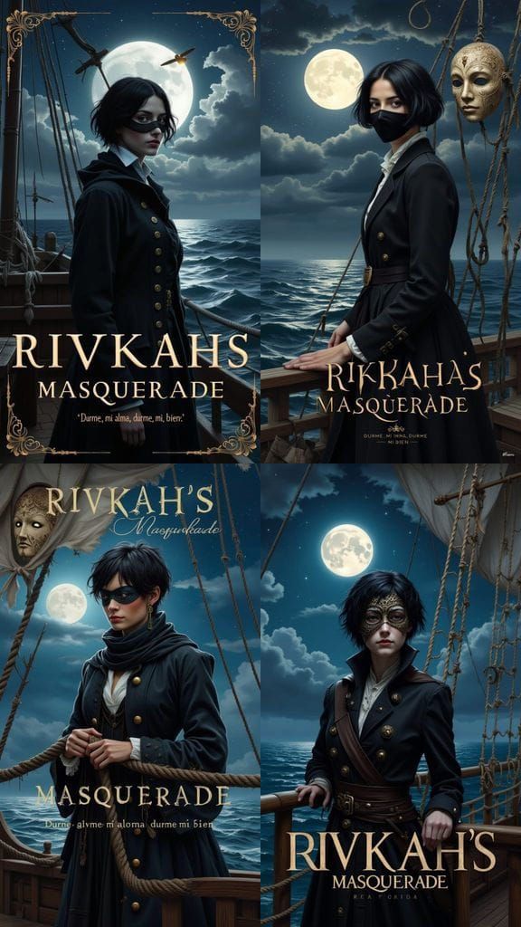 Sephardic Woman on 17th Century Ship at Night