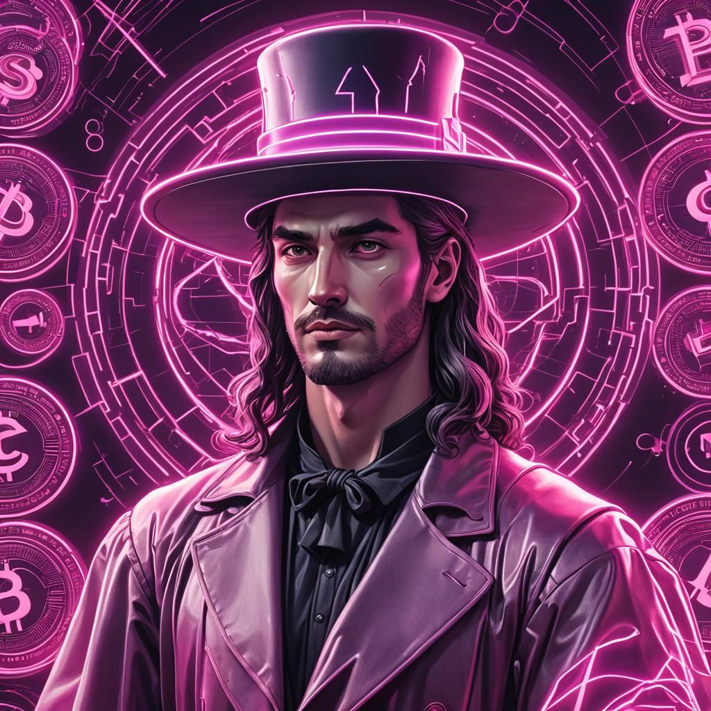 Greek God in South Korea: Synthwave Neon Retro