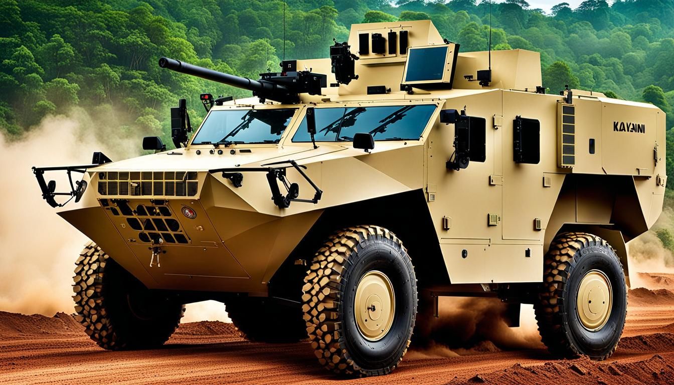 Kalyani M4 mine-protected high-mobility infantry mobility vehicle