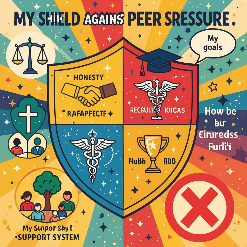 Vibrant Shield Against Peer Pressure: Values and Goals