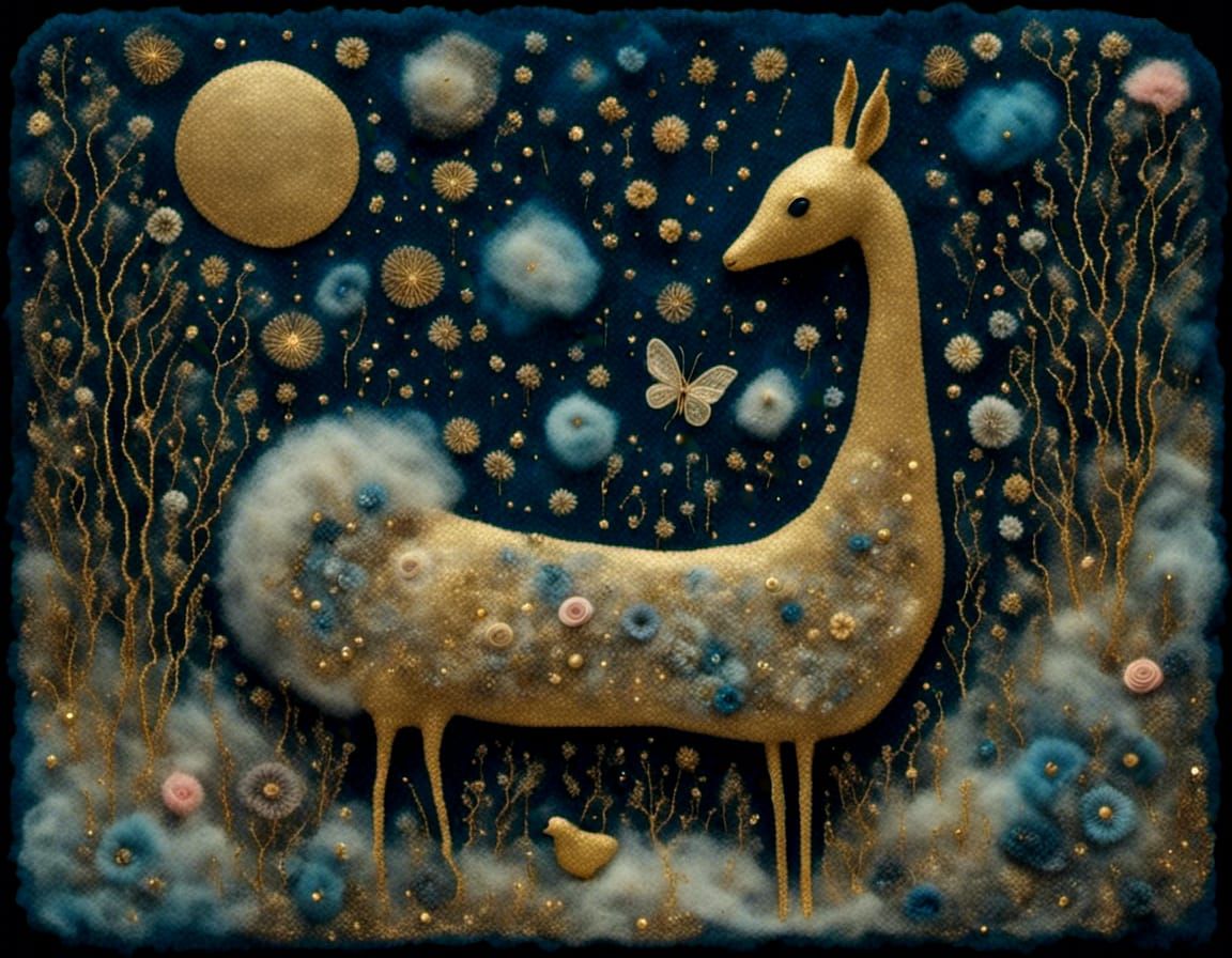 Dark Nighttime Dreams with Flying Nunbirds