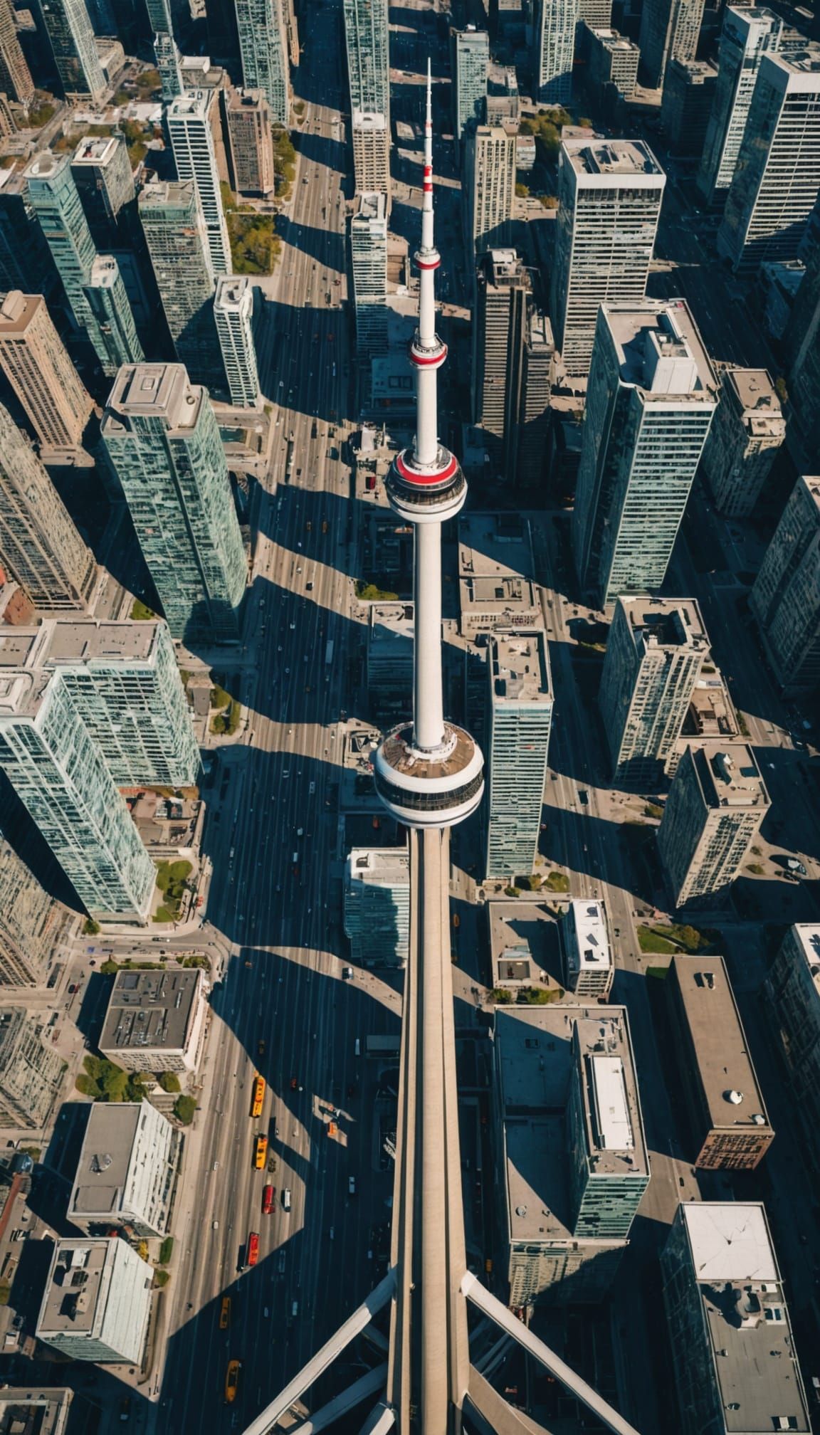 Cyberpunk Toronto CN Tower