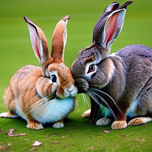 Furious Hare: An Image of a Very Angry Rabbit