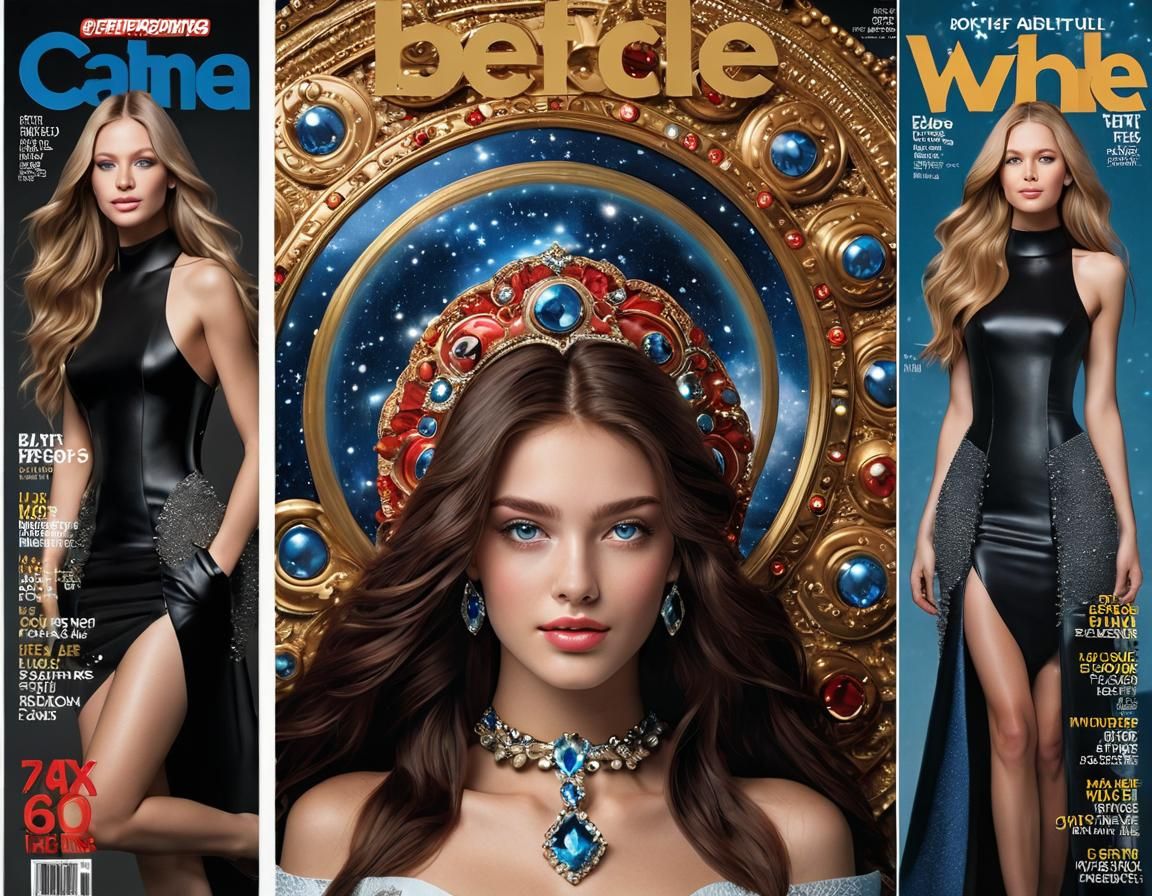 A Fashion Magazine in Futuristic Motif <3