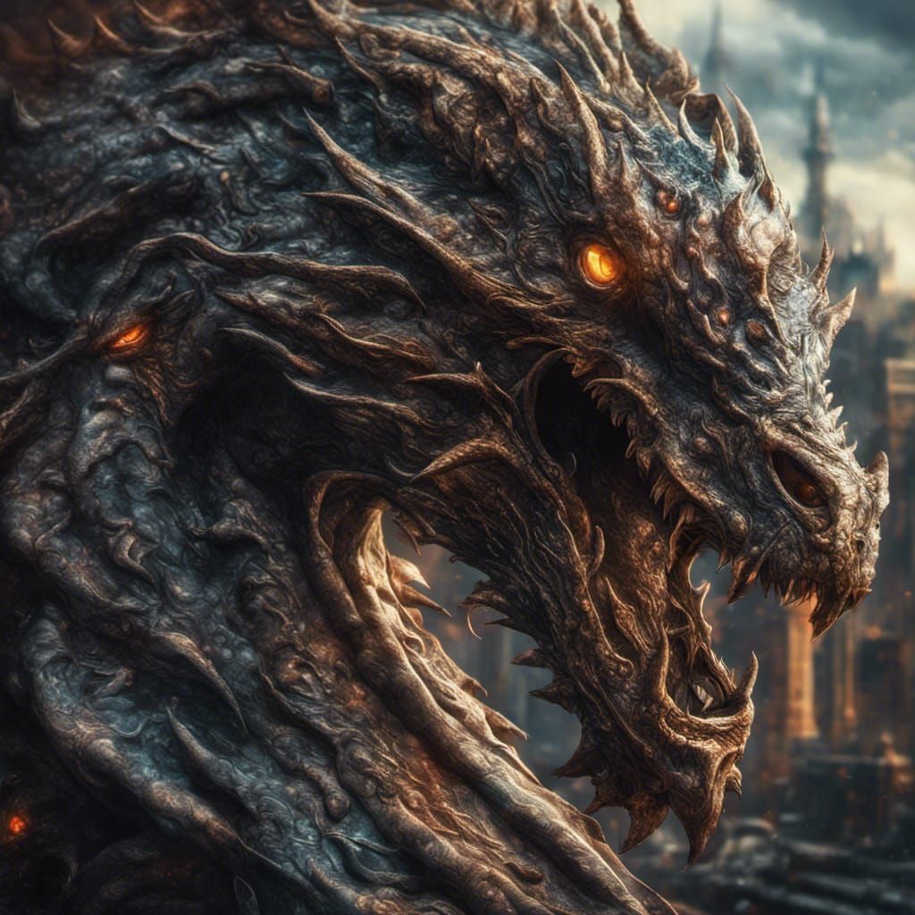 Hyperrealistic Typhon Concept Art in Unreal Engine