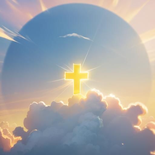Fortnite Logo Shining with Holy Light