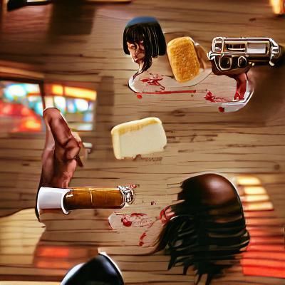 Ominous Swirling Vortex in Minimalist Style