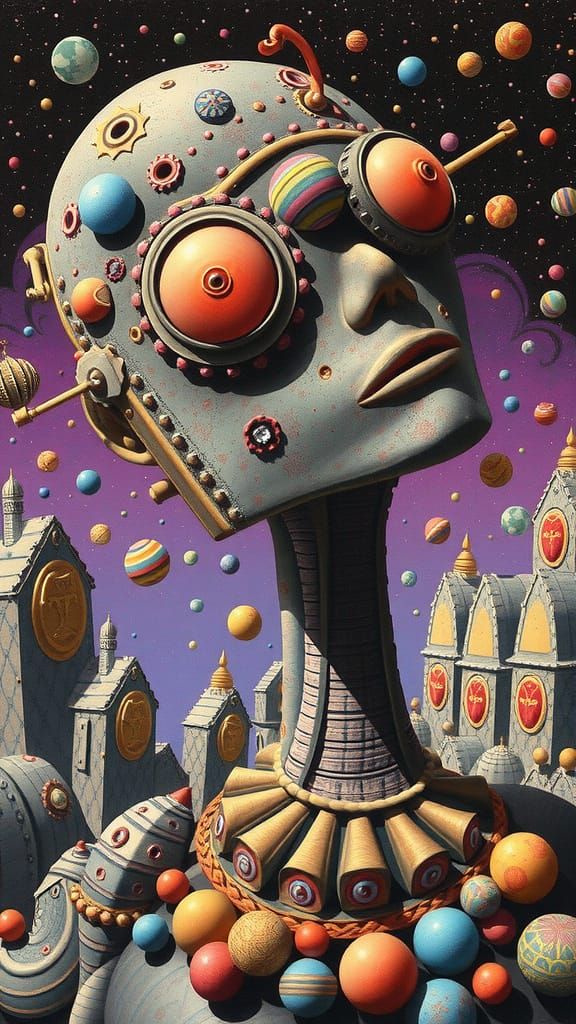 Psychedelic Avant-Garde Art: A Surreal Vision