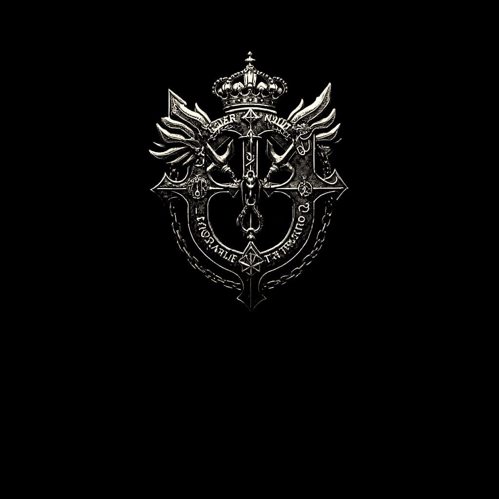 Crest and J-Hook Logo Design with Road