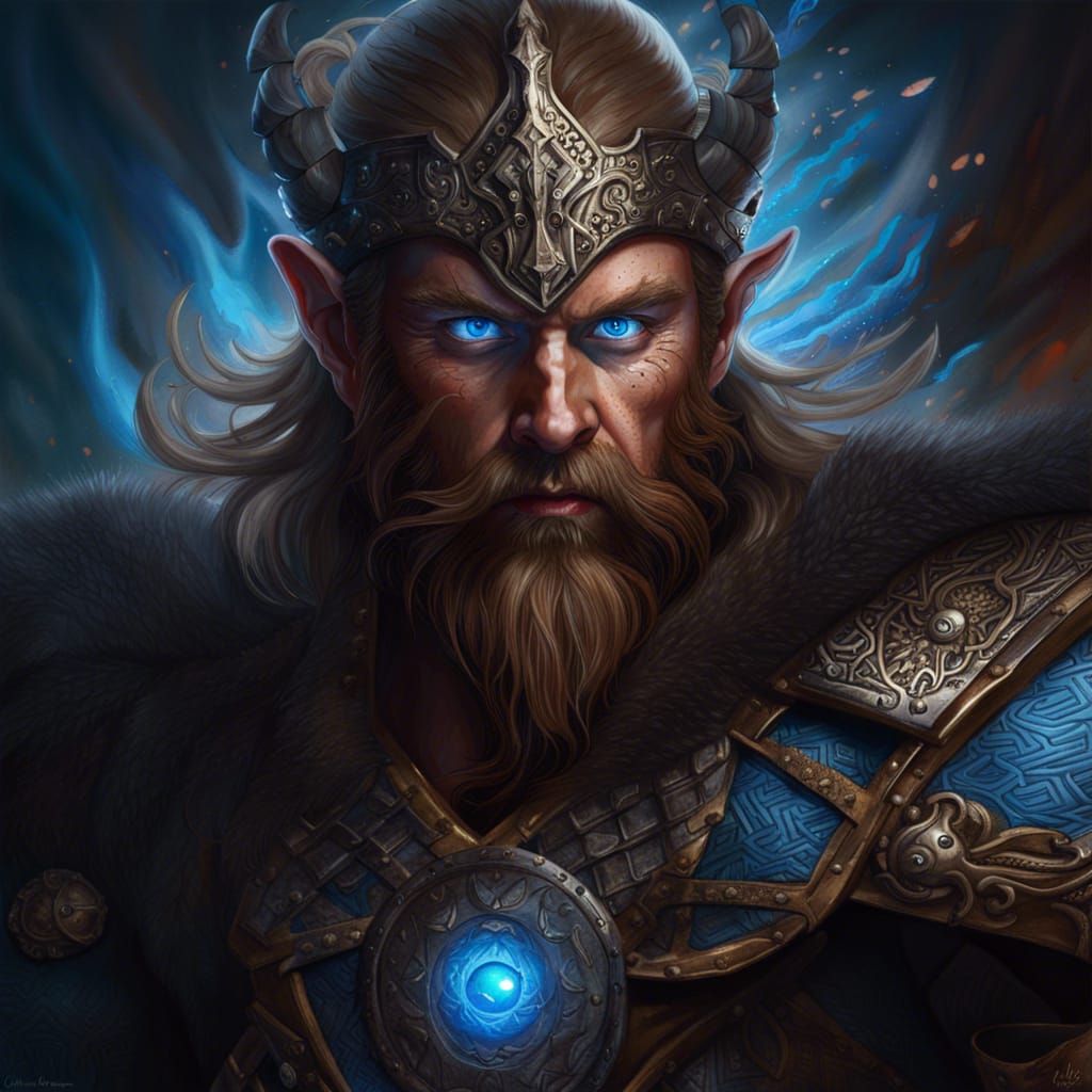 Tyr: Norse God of Justice and War in Digital Art