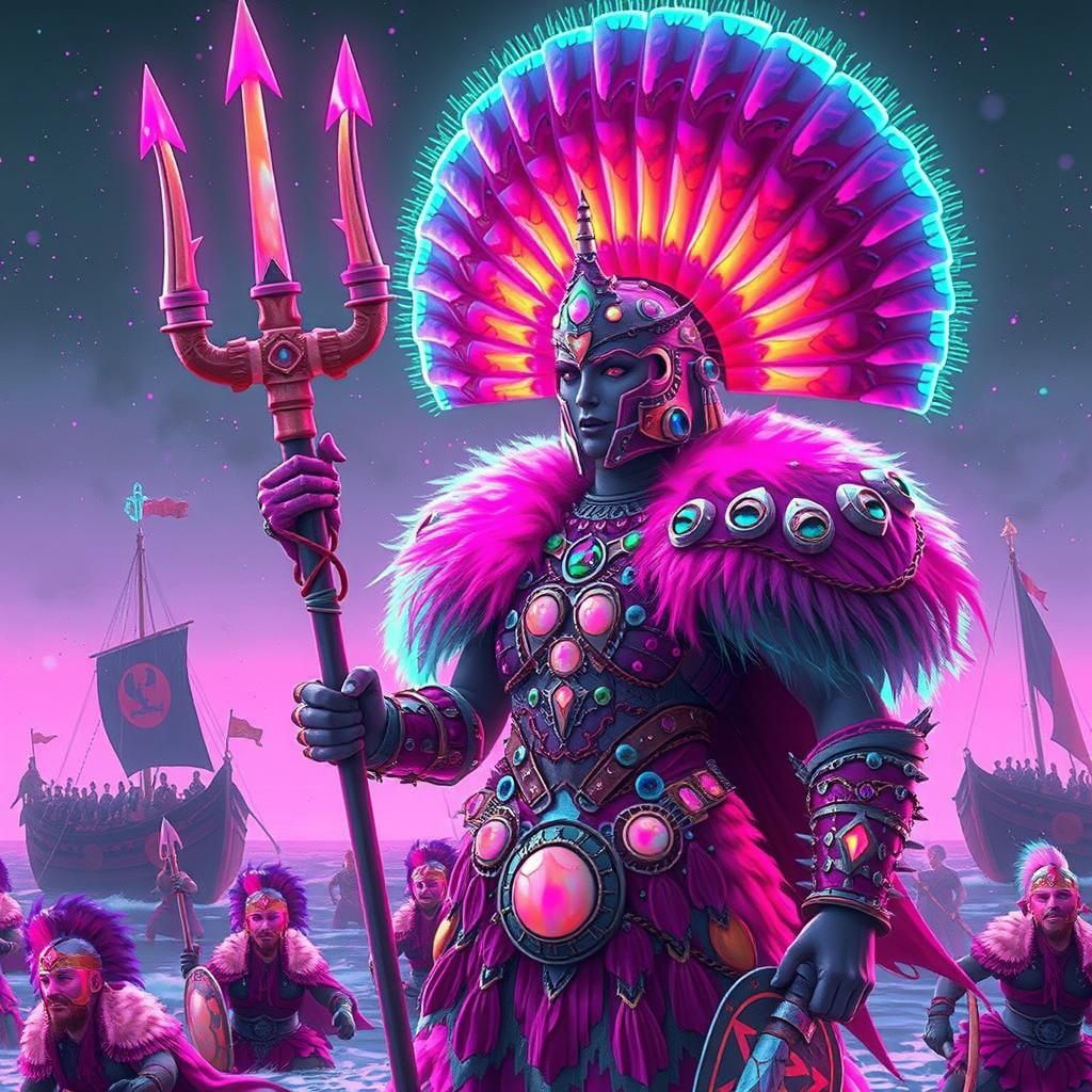 Clam-Headed Boudica Leads Fish Army in Invasion