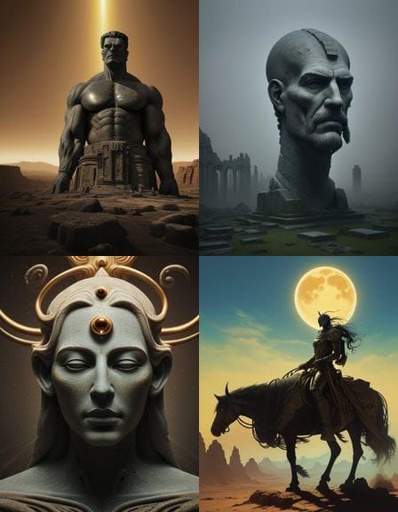 Mysterious Post-Apocalyptic Landscapes of Zardoz