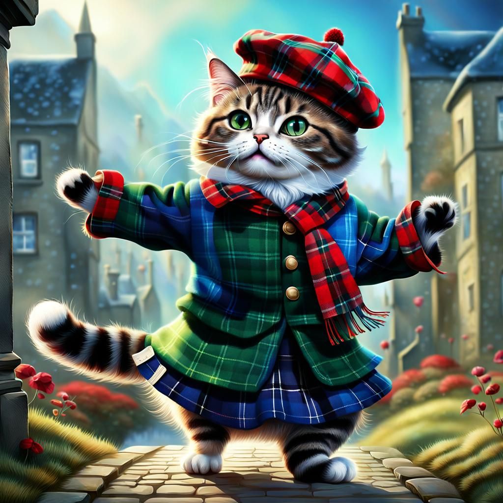 Scottish Cat Dancing