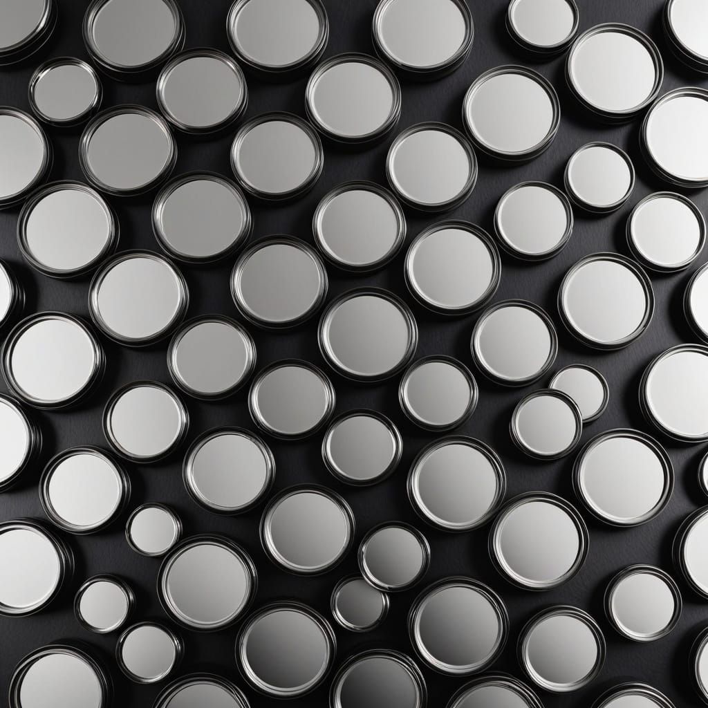 Sleek Modern Metallic Accents Reflecting the World