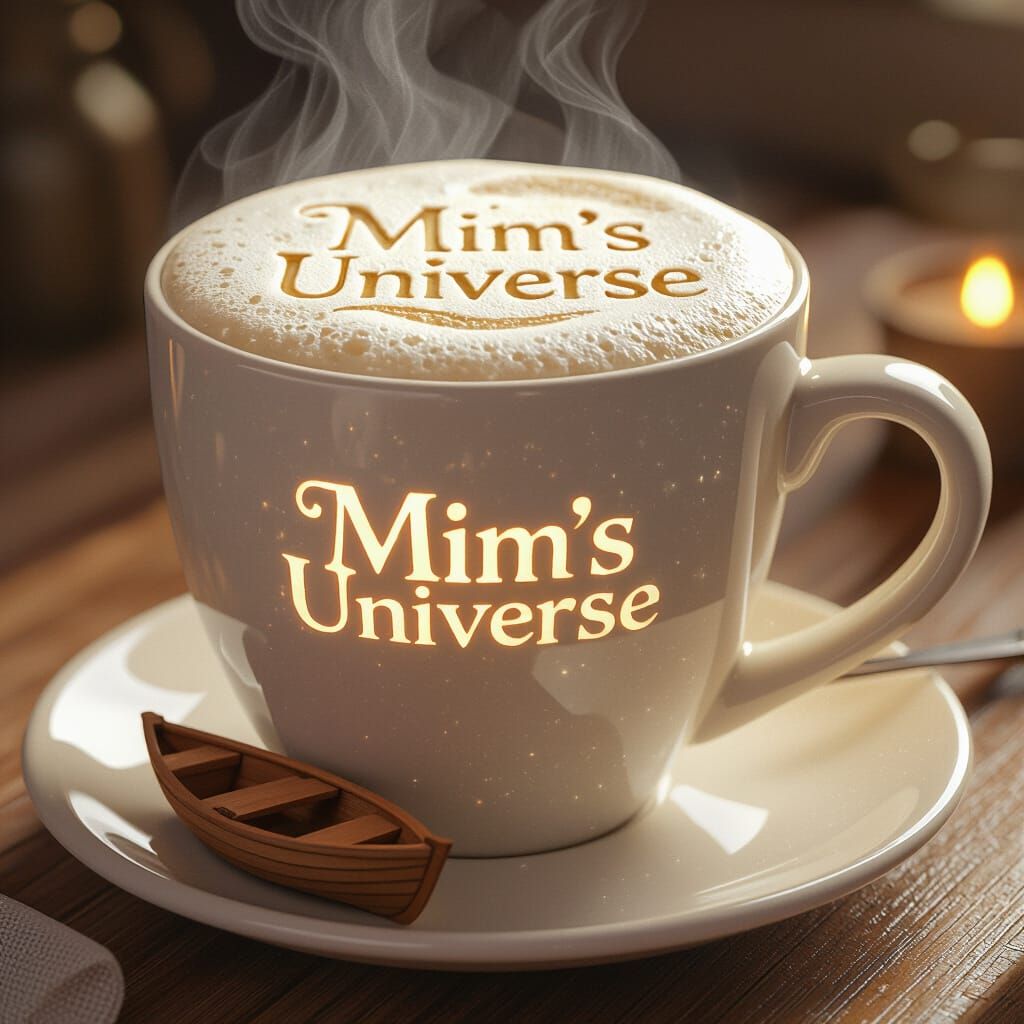 Cozy Coffee Mug with 'Mim's Universe' Art