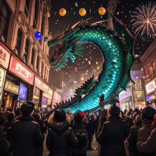 Macabre Glass Dragon Celebrates New Year's