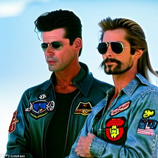 Satan as “ Maverick” and Jesus as “Iceman” in the movie top ...