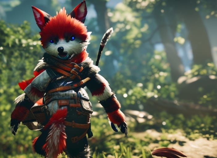 Biomutant look a like 2
