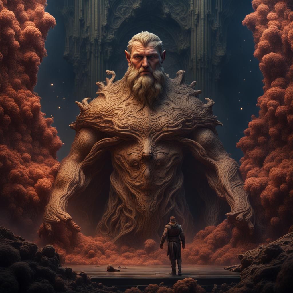 Divine Creation of Man: A Fantastical Concept