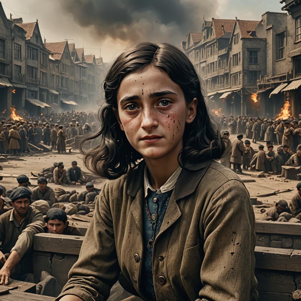 Anne Frank's Tears: A Fantasy Concept Art