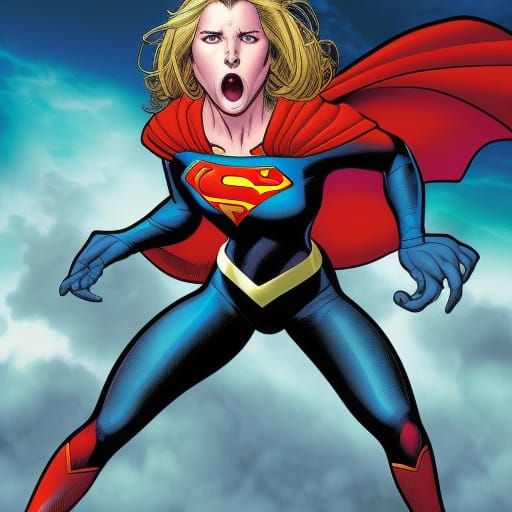 Supergirl's Super Breath Creates a Hurricane