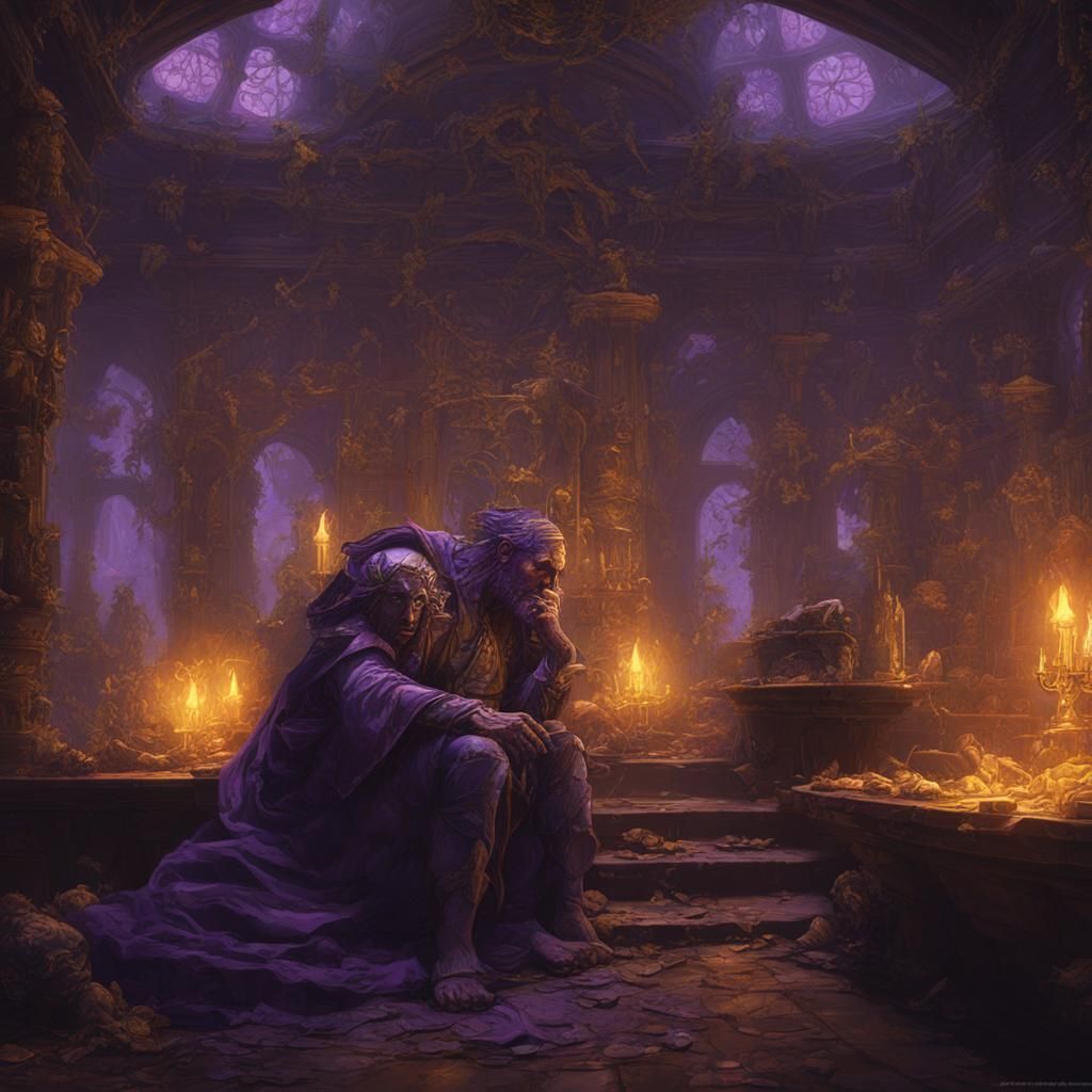 Dark Fantasy Art: Pain and Suffering in Unreal Engine