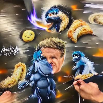 Surreal Cookie Dimension Featuring Gordon Ramsay