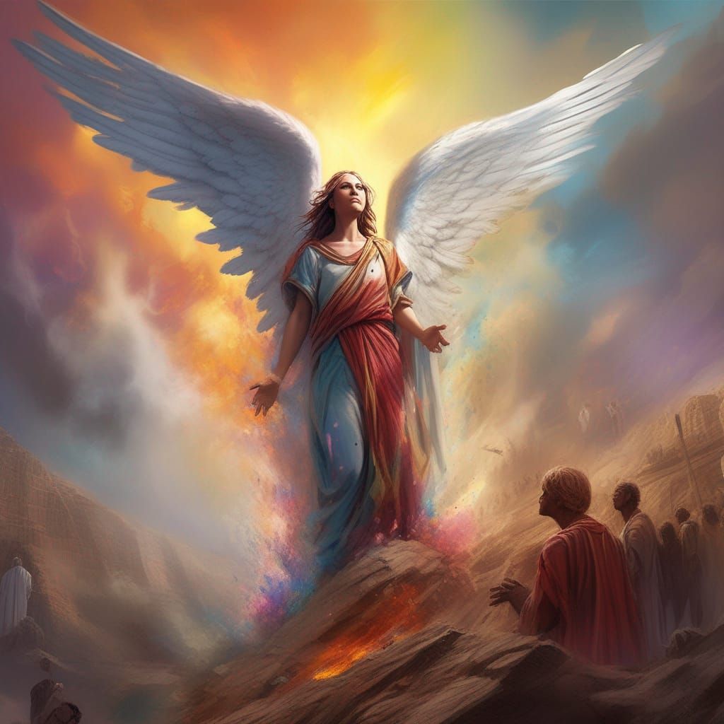 Angels Watching Over Valley of Death