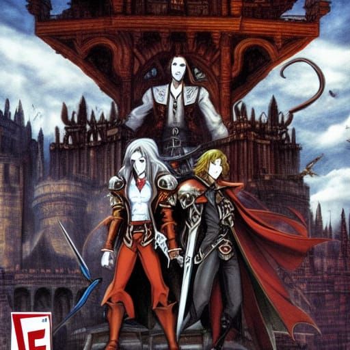 AI Generated Image of Castlevania